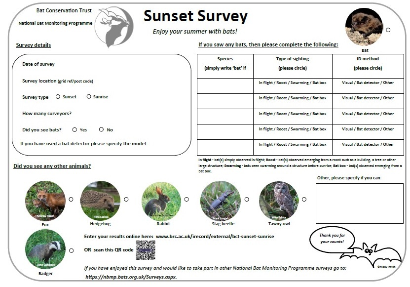 Download and print your Sunset Survey guide