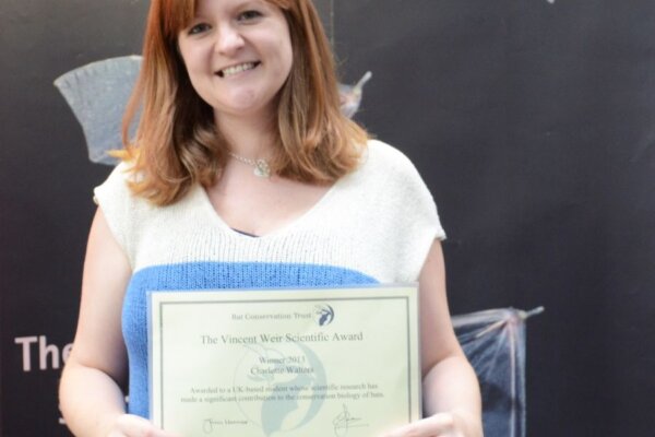 Charlotte Walters, University of Kent and Institute of Zoology (Award Winner in 2013)