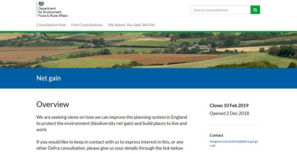 BCT’s response to Biodiversity Net Gain Consultation